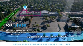 Plus de détails pour 5205-5243 Elkhorn Blvd, Sacramento, CA - Commerce de détail à louer