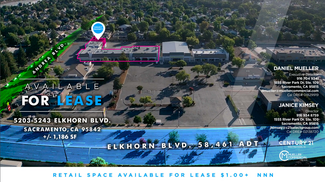 Plus de détails pour 5205-5243 Elkhorn Blvd, Sacramento, CA - Vente au détail à louer