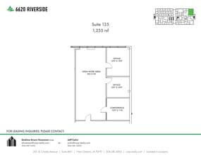 6660 Riverside Dr, Metairie, LA for lease Site Plan- Image 1 of 1