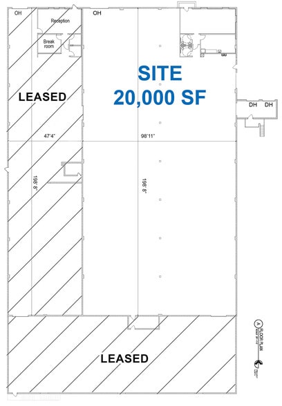 416 NE 48th St, Oklahoma City, OK for lease - Floor Plan - Image 3 of 4