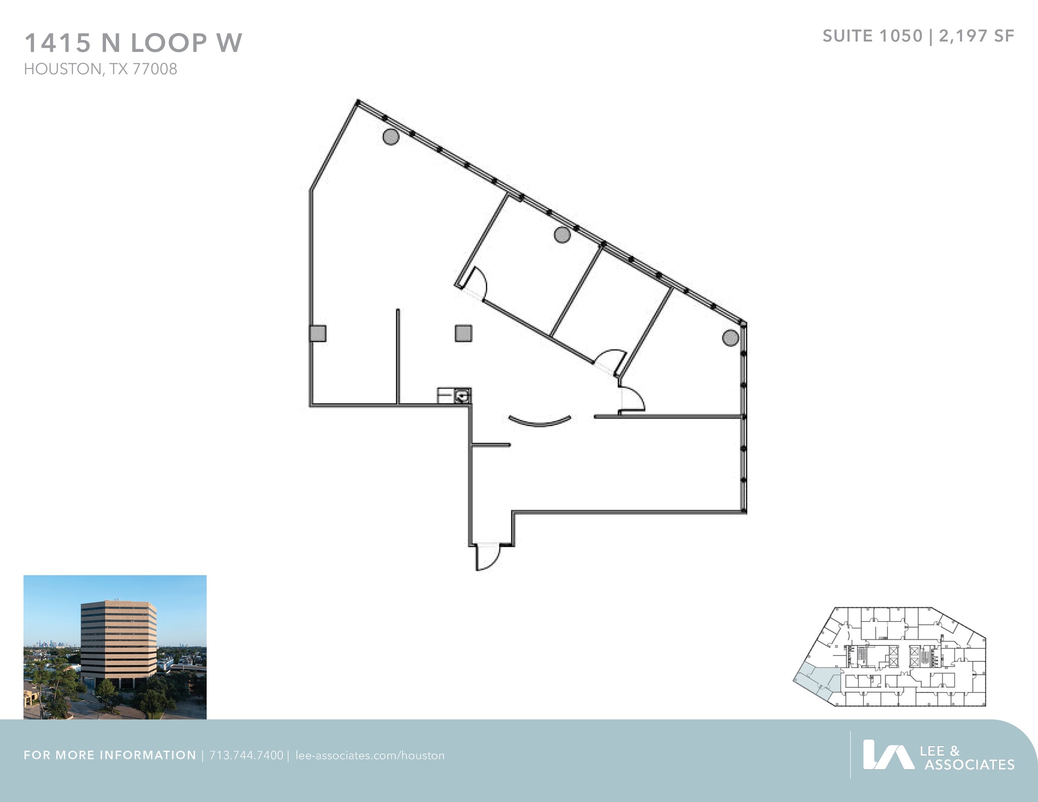 1415 North Loop W, Houston, TX for lease Floor Plan- Image 1 of 1