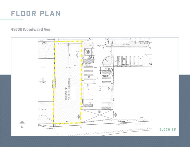 49700-49730 Woodward ave, Pontiac, MI for lease - Building Photo - Image 2 of 3