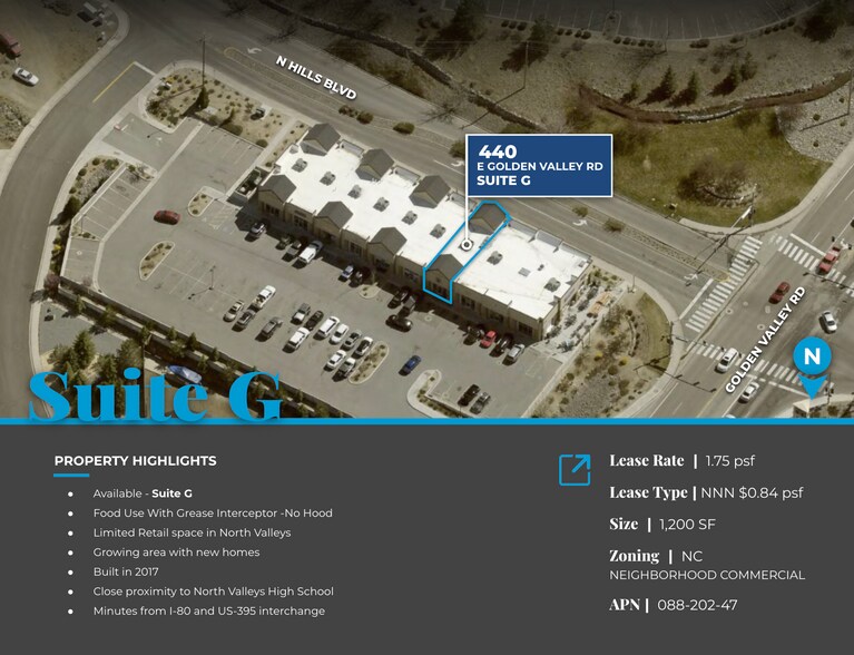 440 E Golden Valley Rd, Reno, NV à louer - Photo du bâtiment - Image 2 de 4