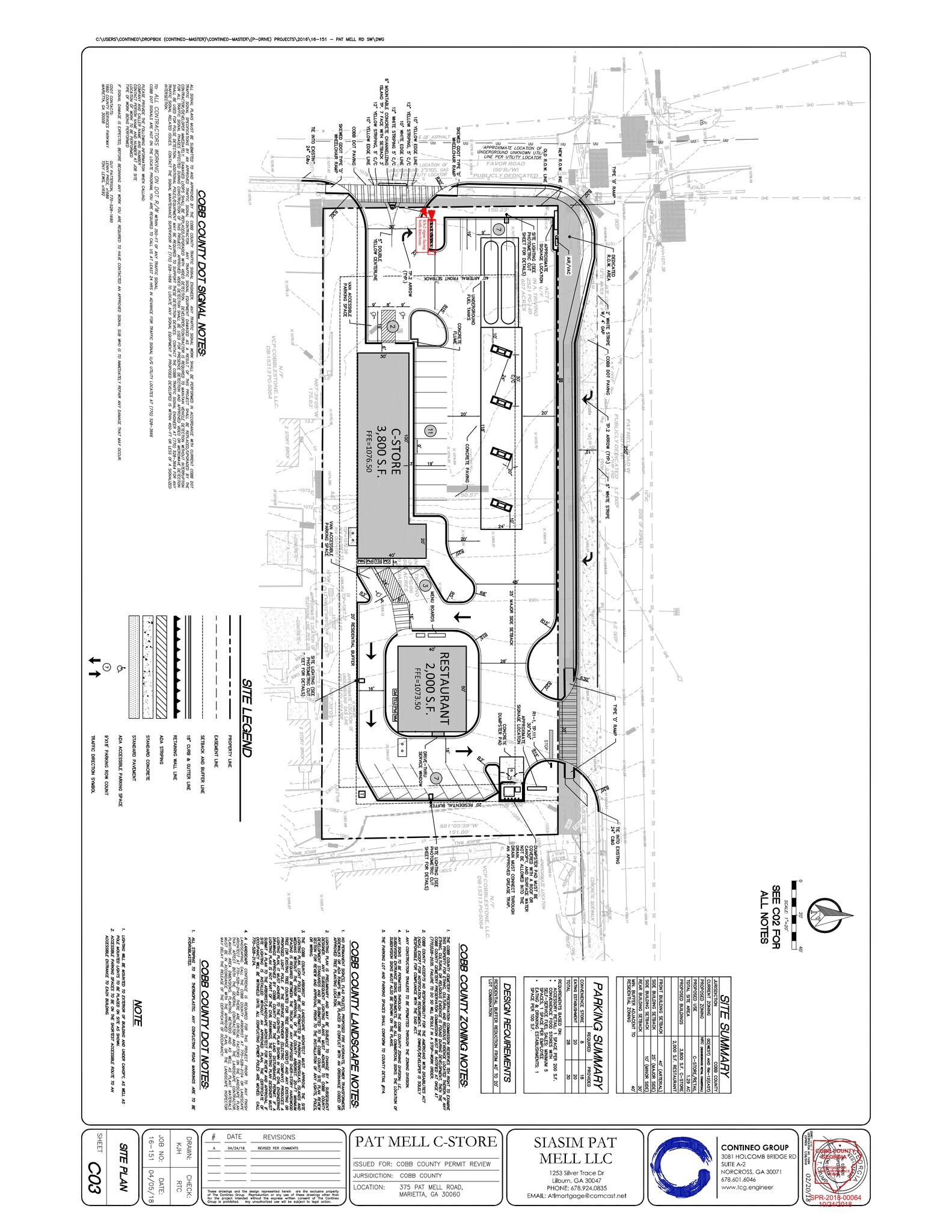 375 Pat Mell Rd SW, Marietta, GA à louer Plan de site- Image 1 de 8