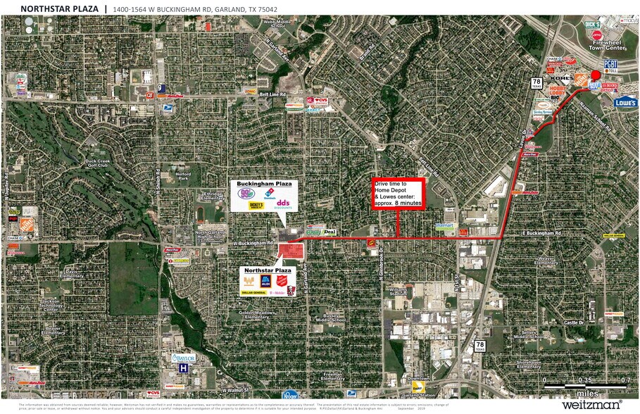 1400-1564 W Buckingham Rd, Garland, TX à louer - Photo du bâtiment - Image 3 de 8