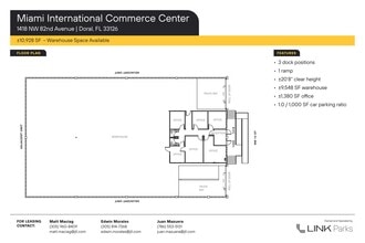 7950-7966 NW 14th St, Miami, FL à louer Plan de site- Image 1 de 1