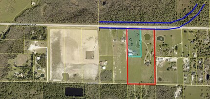 18801 Green Meadow Rd, Fort Myers, FL - AERIAL map view - Image1