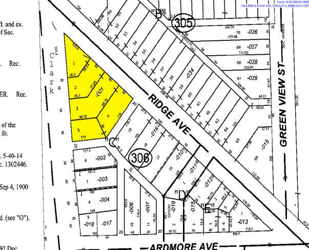 5920 N Ridge Ave, Chicago, IL à louer - Plan cadastral - Image 2 de 13