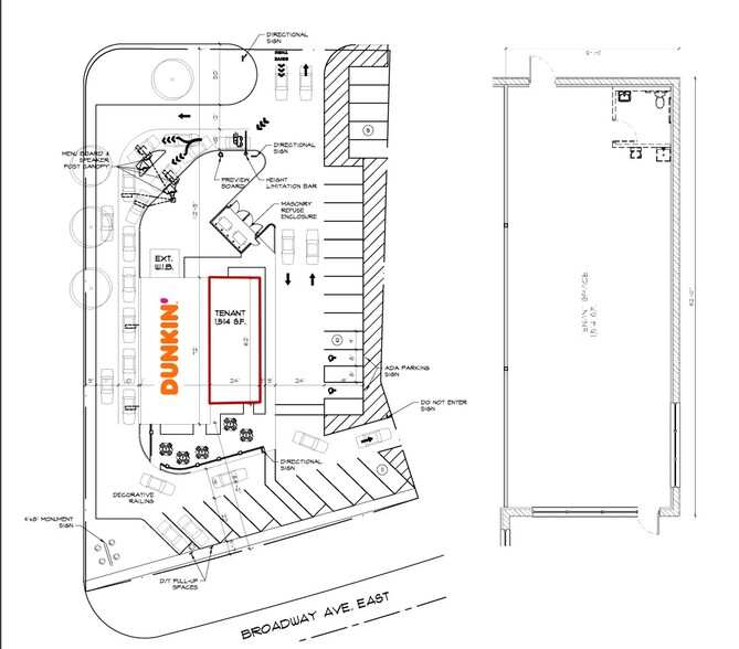 514 Broadway Ave E, Mattoon, IL à louer - Plan de site - Image 2 de 2