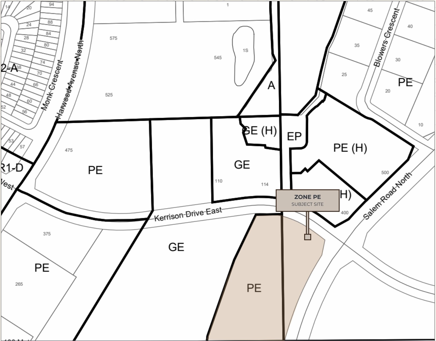 800 Salem Rd N, Ajax, ON à louer Plan cadastral- Image 1 de 4