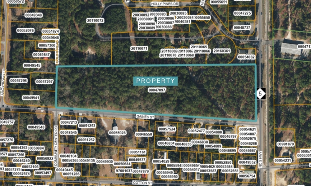 NC-5 Hwy, Pinehurst, NC for sale Aerial- Image 1 of 2