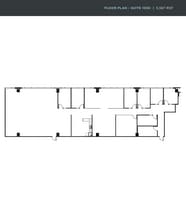 14643 N Dallas Pky, Dallas, TX à louer Plan d’étage- Image 1 de 1