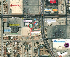 1881 George Dieter dr, El Paso, TX - AÉRIEN  Vue de la carte