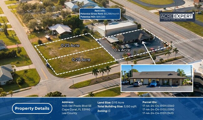 Plus de détails pour 455 Del Prado Blvd S, Cape Coral, FL - Bureau à vendre