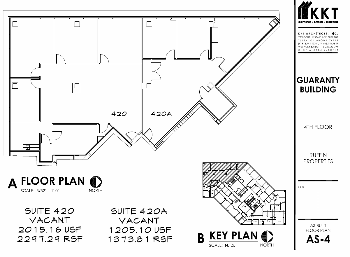 10159 E 11th St, Tulsa, OK for lease Floor Plan- Image 1 of 4