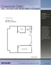 1440 Maria Ln, Walnut Creek, CA for lease Floor Plan- Image 1 of 1