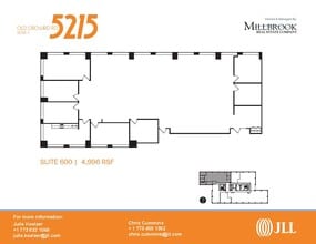 5215 Old Orchard Rd, Skokie, IL à louer Plan d’étage- Image 1 de 1