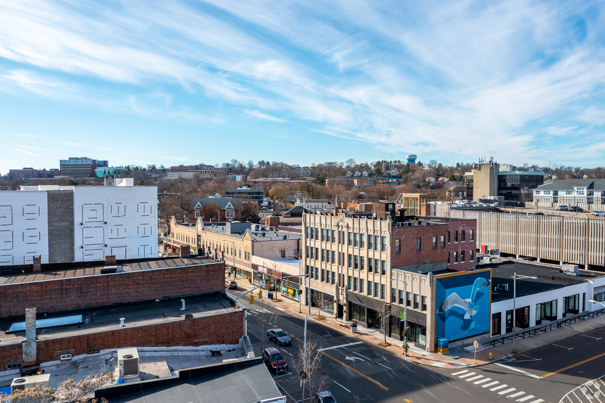 64 Wall St, Norwalk, CT for lease Aerial- Image 1 of 11