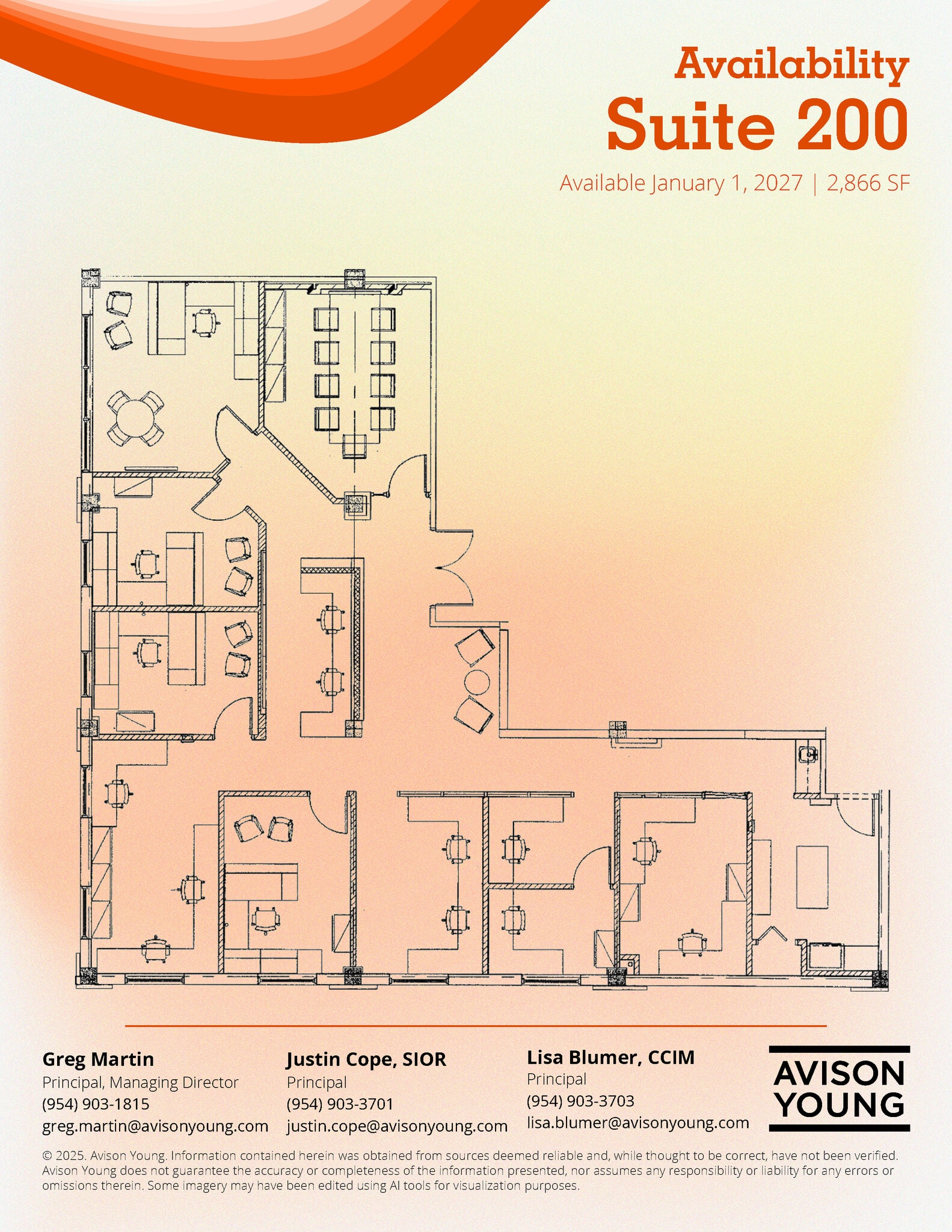 301 E Las Olas Blvd, Fort Lauderdale, FL à louer Plan d’étage- Image 1 de 1