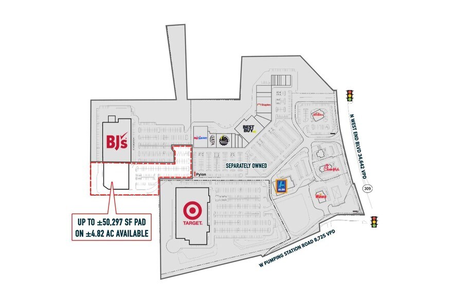 North West End Boulevard, Quakertown, PA for lease - Site Plan - Image 2 of 2
