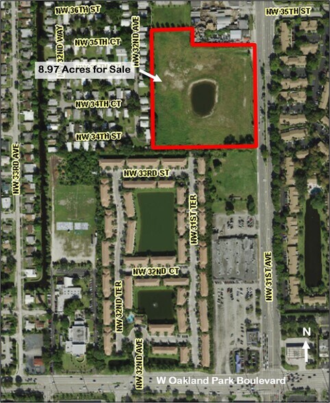 3501 NW 31st Ave, Oakland Park, FL à vendre - Aérien - Image 2 de 2