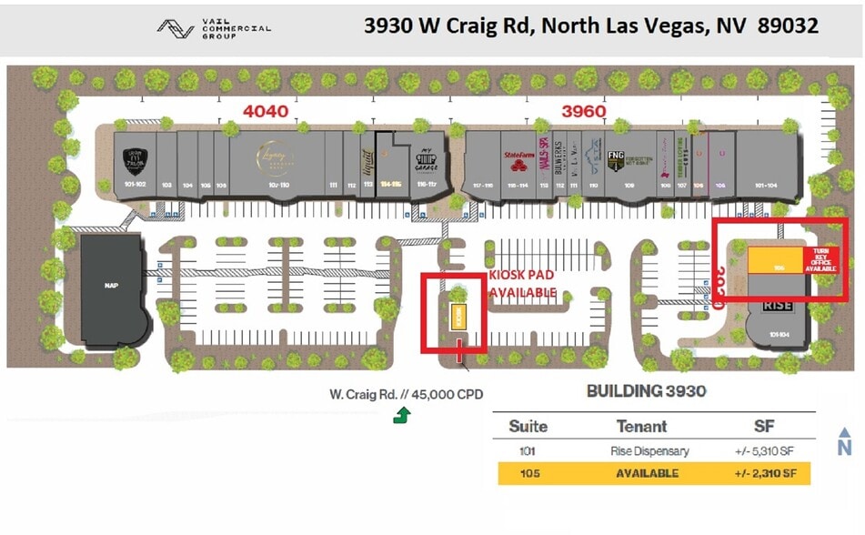 3930 W Craig Rd, North Las Vegas, NV for lease - Building Photo - Image 2 of 7