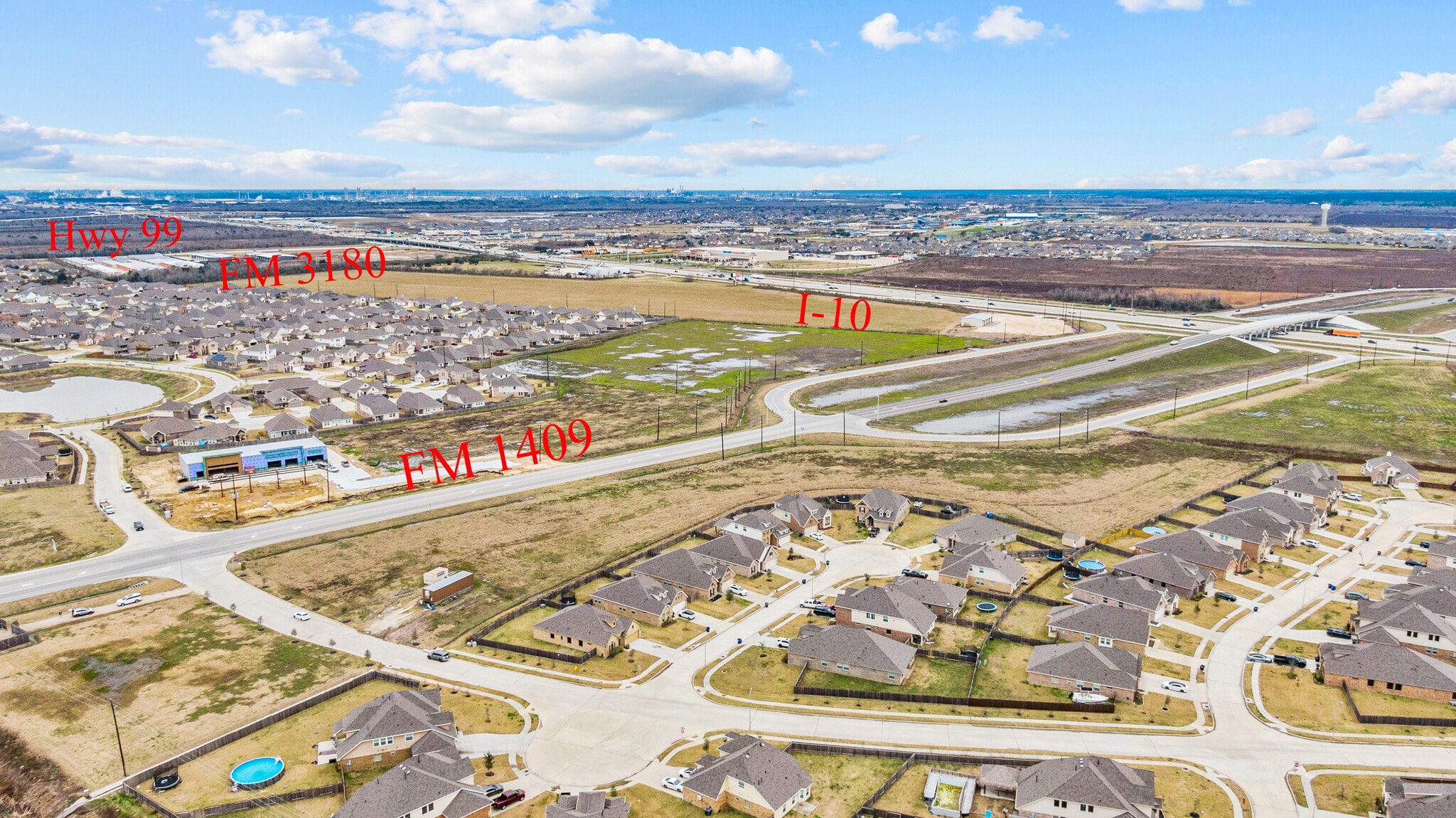 FM 1409, Baytown, TX for sale Aerial- Image 1 of 9