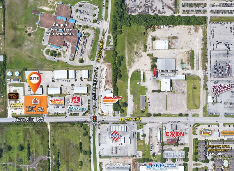 641 Rankin Rd, Houston, TX for lease - Site Plan - Image 2 of 3