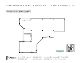 6190 Powers Ferry Landing Rd, Atlanta, GA à louer Plan d’étage- Image 1 de 1