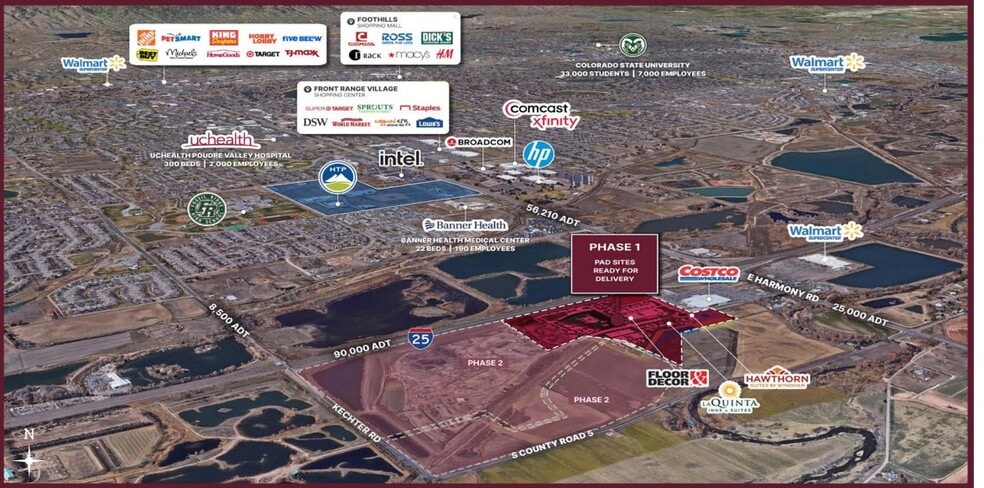 Harmony & I-25 - Ladera, Fort Collins, CO for lease - Building Photo - Image 1 of 1