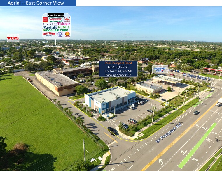 3920 W Prospect Rd, North Lauderdale, FL for lease - Aerial - Image 3 of 8