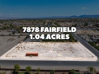 Plus de détails pour 7878 Fairfield Ave, Las Vegas, NV - Terrain à vendre