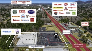Plus de détails pour 1555 Pelham Rd S, Jacksonville, AL - Terrain à louer