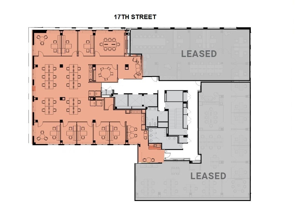 1100 17th St NW, Washington, DC for lease Floor Plan- Image 1 of 10