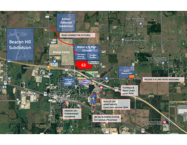 00 Field Store Rd, Waller, TX à vendre - Aérien - Image 3 de 4