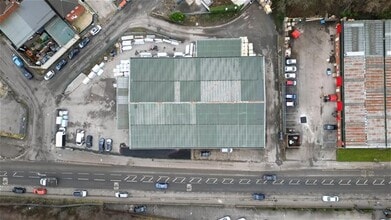 R Hicks & Sons, Brimington Rd N, Chesterfield, DBY - AERIAL  map view