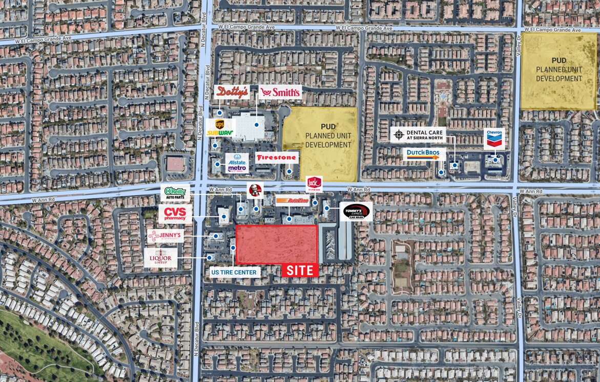 4655 W Ann Rd, North Las Vegas, NV à vendre Aérien- Image 1 de 3