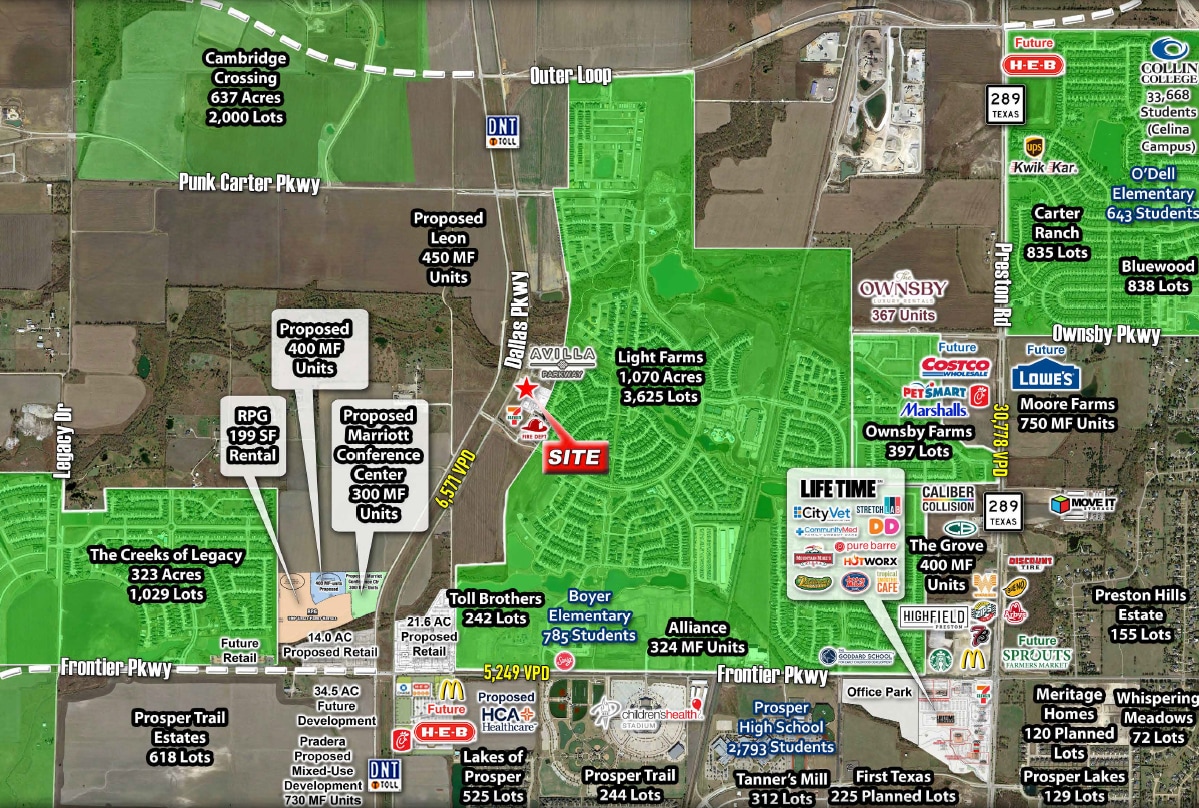 3500 South Dallas Pky, Celina, TX for lease Aerial- Image 1 of 10