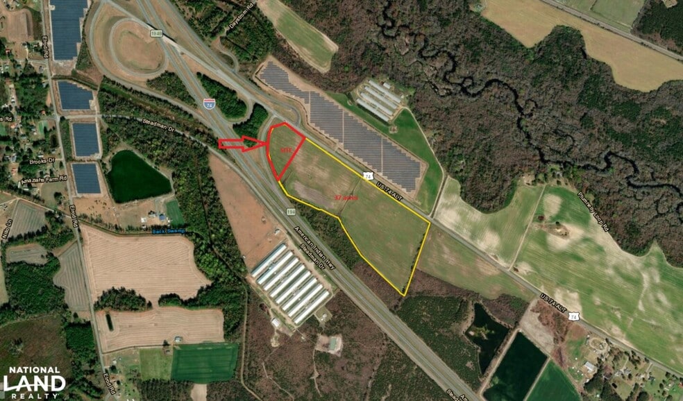 13903 0Hwy 74 w, Maxton, NC à vendre - Aérien - Image 2 de 8