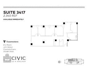 20 N Wacker Dr, Chicago, IL à louer Plan d’étage- Image 1 de 1