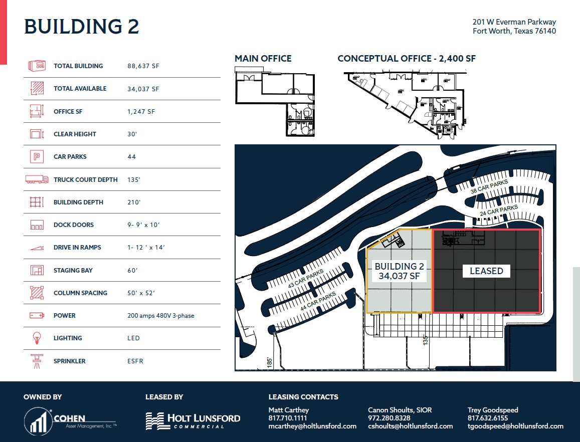 W Everman Pky, Fort Worth, TX à louer Plan de site- Image 1 de 1
