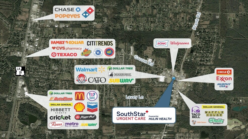 6420 Groom Rd, Baker, LA à louer - Aérien - Image 3 de 3