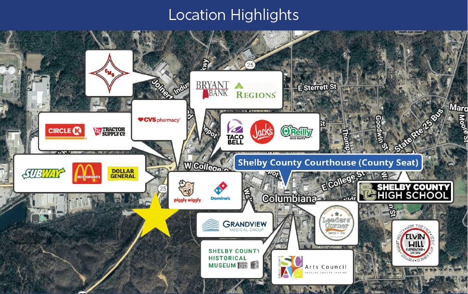 20980 AL-25, Columbiana, AL for sale - Building Photo - Image 3 of 4