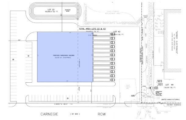 100 Carnegie Row, Norwood, MA à louer - Plan de site - Image 2 de 2