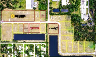 1865 Enterprise Road, Vero Beach, FL - Aérien  Vue de la carte