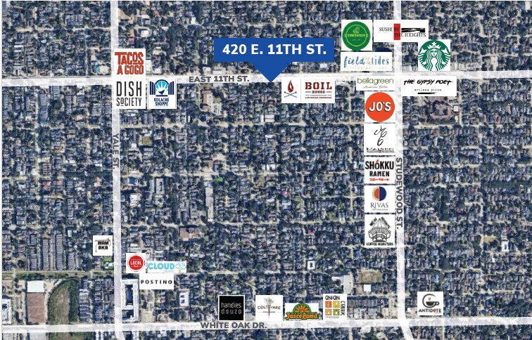 420 E 11th St, Houston, TX à louer - Photo du bâtiment - Image 3 de 3