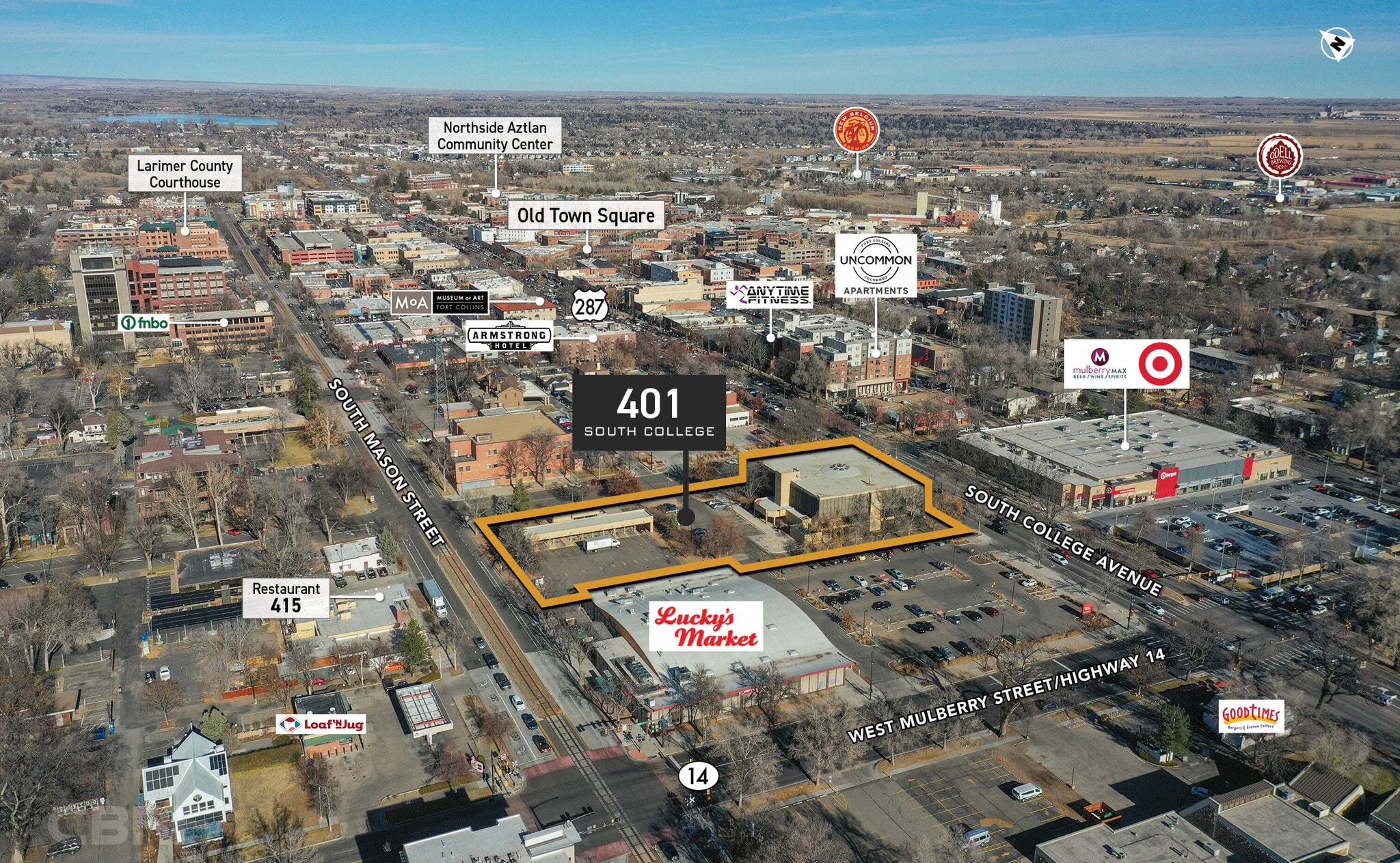 401 S College Ave, Fort Collins, CO à vendre Photo du bâtiment- Image 1 de 4