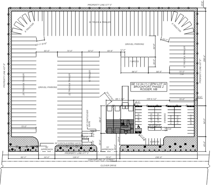 30 Clover Dr, Rosser, MB for sale - Site Plan - Image 2 of 4