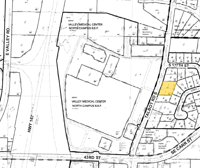 17722-17726 Talbot Rd S, Renton, WA for lease - Plat Map - Image 2 of 5