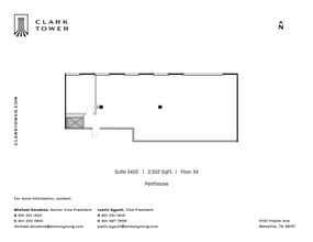 5100 Poplar Ave, Memphis, TN for lease Site Plan- Image 1 of 1
